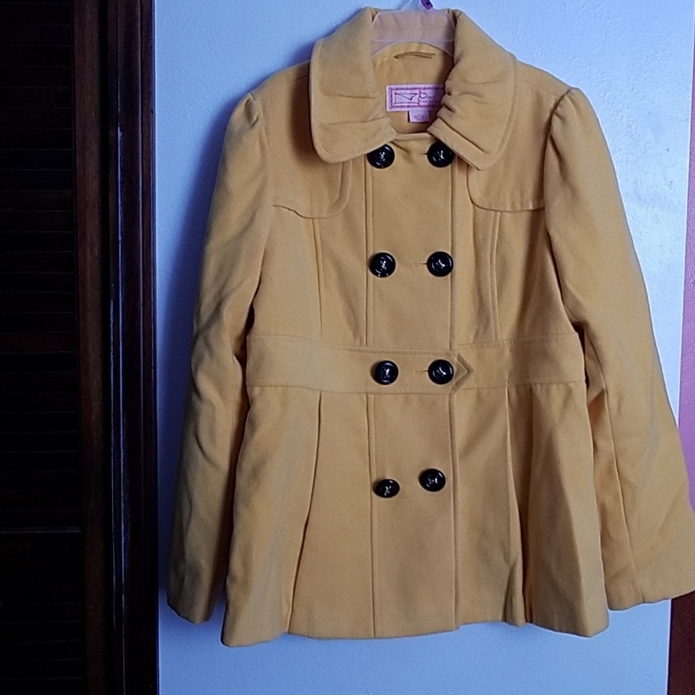 🎄CHRISTMAS SALE🎄  "Yellow pea coat "